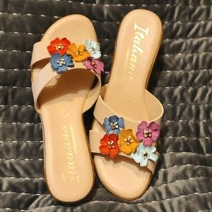 Italiana slip  on sandals